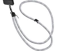 imoshion Cordon téléphonique universel taille unique - 10 mm d'épaisseur - Blanc/Noir