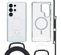 imoshion Couverture arrière MagSafe avec cordon détachable pour le Samsung Galaxy S24 Ultra / S25 Ultra - Transparent