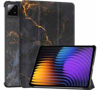 imoshion Design Bibliothèque pliante pour le Xiaomi Pad 7 / 7 Pro - Marbre noir