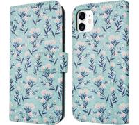 imoshion imoshion Étui de téléphone portefeuille Design iPhone 11 Blue Flowers Bleu