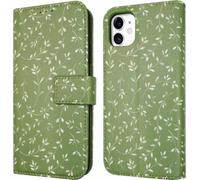 imoshion Design Bibliothèque pour iPhone 11 - Fleurs vertes