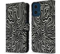 imoshion Design Bookcase voor de Motorola Moto G34 - Black And White