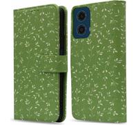 imoshion Design Bookcase voor de Motorola Moto G34 - Green Flowers