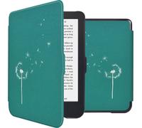 imoshion Design Slim Hard Case Sleepcover pour Kobo Clara 2E / Tolino Shine 4 - Green Dandelion