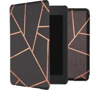 imoshion Design Slim Hard Case Bookcase voor de Amazon Kindle Paperwhite 4 - Black Graphic