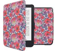 imoshion Design Slim Hard Case Sleepcover pour Kobo Clara 2E / Tolino Shine 4 - Flower Watercolor