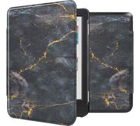 imoshion imoshion Design Slim Hard Case Sleepcover Kobo Clara Colour / BW Black Marble Multicolore