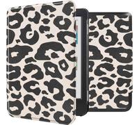 imoshion Design Slim Hard Case Bookcase voor de Kobo Clara Colour / BW - Leopard