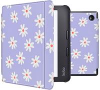 imoshion Design Slim Hard Case Sleep cover with stand for the Kobo Libra 2 / Tolino Vision 6 - Flowers Distance