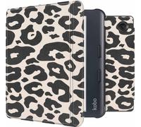 imoshion Design Slim Hard Case Sleep cover with stand for the Kobo Libra Colour - Leopard