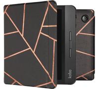 imoshion Design Slim Hard Case Sleep cover with stand for the Kobo Libra H2O - Black Graphic