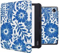 imoshion Design Slim Hard Case Sleep cover with stand for the Kobo Sage / Tolino Epos 3 - Flower Tile