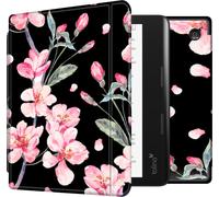 imoshion Design Slim Hard Case Sleepcover avec support pour le Kobo Sage / Tolino Epos 3 - Blossom Watercolor Black