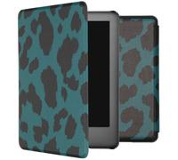 imoshion Design Slim Hard Case Sleepcover pour Amazon Kindle 10 - Green Leopard