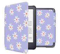 imoshion Design Slim Hard Case Sleepcover pour Amazon Kindle (2024) / Amazon Kindle (2022) 11th gen - Flowers Distance