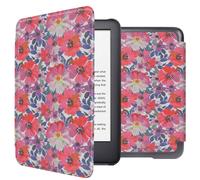 imoshion Design Slim Hard Case Sleepcover pour Amazon Kindle (2024) / Amazon Kindle (2022) 11th gen - Flower Watercolor