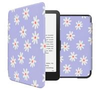 imoshion Design Slim Hard Case Sleepcover pour Amazon Kindle Paperwhite (2024) / Paperwhite Signature Edition (2024) / Colorsoft Signature Edition (2024) - Flowers Distance