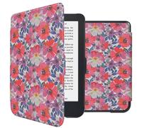 imoshion Design Slim Hard Sleepcover pour Kobo Clara 2E / Tolino Shine 4 - Flower Watercolor