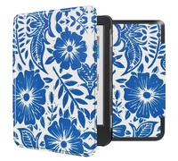 imoshion Design Slim Hard Case Bookcase voor de Kobo Clara Colour / BW - Flower Tile