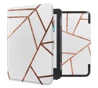 imoshion Design Slim Hard Case Sleepcover pour Kobo Clara Colour / BW - White Graphic