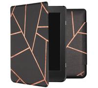 imoshion imoshion Design Slim Hard Case Sleepcover pour Kobo Nia Black Graphic Noir