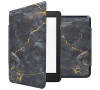 imoshion Design Slim Hard Case Sleepcover pour Kobo Nia - Black Marble