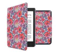 imoshion Design Slim Hard Case Sleepcover pour Kobo Nia - Flower Watercolor