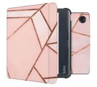 imoshion Design Slim Hard Sleepcover avec support pour Kobo Libra Colour - Pink Graphic