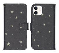 imoshion Design Softcase Bookcase pour iPhone 12 Mini - Stars Gold