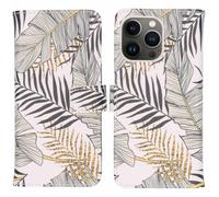 imoshion Design Softcase Bookcase pour iPhone 13 Pro - Glamour Botanic