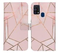 imoshion Design Softcase Bookcase pour Samsung Galaxy M31 - Pink Graphic