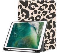 imoshion Design Trifold Bookcase voor de Apple iPad 6 (2018) 9.7 inch / iPad 5 (2017) 9.7 inch / Air 2 (2014)/Air 1 (2013) - Leopard