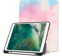 imoshion Design Trifold Bookcase voor de Apple iPad 6 (2018) 9.7 inch / iPad 5 (2017) 9.7 inch / Air 2 (2014)/Air 1 (2013) - Sky