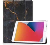 imoshion Design Trifold Bookcase voor de Apple iPad 9 (2021) 10.2 inch / iPad 8 (2020) 10.2 inch / iPad 7 (2019) 10.2 inch - Black Marble