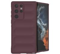 imoshion imoshion EasyGrip Backcover Samsung Galaxy S22 Ultra Aubergine Aubergine