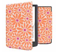 imoshion Étui á rabat pour Pocketbook InkPad Color 3 / InkPad 4 - Orange Flowers
