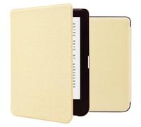 Coque Kobo Clara 2E, Tolino Shine 4 imoshion Canvas Sleepcover Bookcase zonder stand imoshion Dorée Dorée