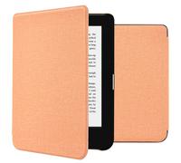 imoshion imoshion Étui de liseuse portefeuille Canvas Kobo Clara 2E / Tolino Shine 4 Peach Orange