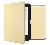 imoshion Étui de liseuse portefeuille Canvas pour Kobo Clara HD - Glitter Dorée