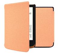 Coque Pocketbook Basic Lux 4, Pocketbook HD 3, Pocketbook Touch Lux 5, Vivlio Lux 5 imoshion Canvas Sleepcover Bookcase zonder stand imoshion Orange