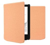 imoshion Étui de liseuse portefeuille Canvas pour Pocketbook Verse / Verse Pro / Verse Pro Color / Vivlio Light / Light HD - Peach