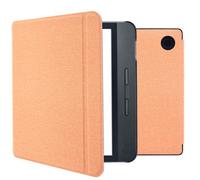 imoshion Étui de liseuse portefeuille Canvas Sleepcover avec support pour Tolino Vision 5 - Peach