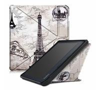 imoshion Étui de liseuse portefeuille design Pliable pour Kobo Libra 2 / Tolino Vision 6 - Paris