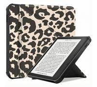 imoshion Étui de liseuse portefeuille design Pliable pour Kobo Libra Colour - Leopard