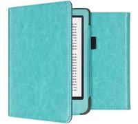 imoshion Bibliothèque en cuir végétal pour le Kobo Clara 2E / Tolino Shine 4 - Bleu clair