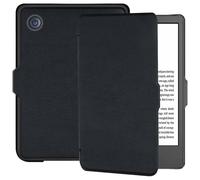 Coque pour Kobo Clara 2E,Tolino Shine 4 Slim Hard Case Sleepcover Bookcase zonder stand Noir