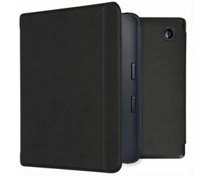 imoshion Étui de liseuse portefeuille Slim Hard pour Kobo Libra 2 / Tolino Vision 6 - Noir