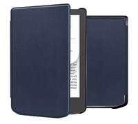 imoshion Étui de liseuse portefeuille Slim Hard pour Pocketbook Verse Lite - Bleu foncé