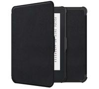 Coque pour Kobo Clara 2E,Tolino Shine 4 Slim Soft Case Sleepcover Bookcase zonder stand Noir