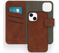 imoshion Etui de télephone luxe 2-en-1 amovible pour Apple iPhone 14 - Marron